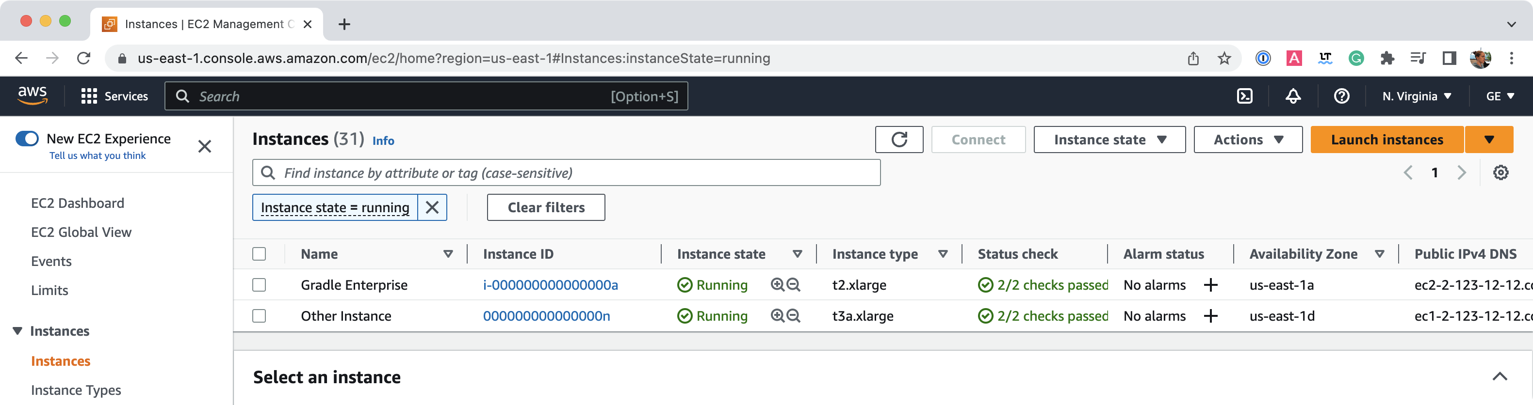Launch the Instance