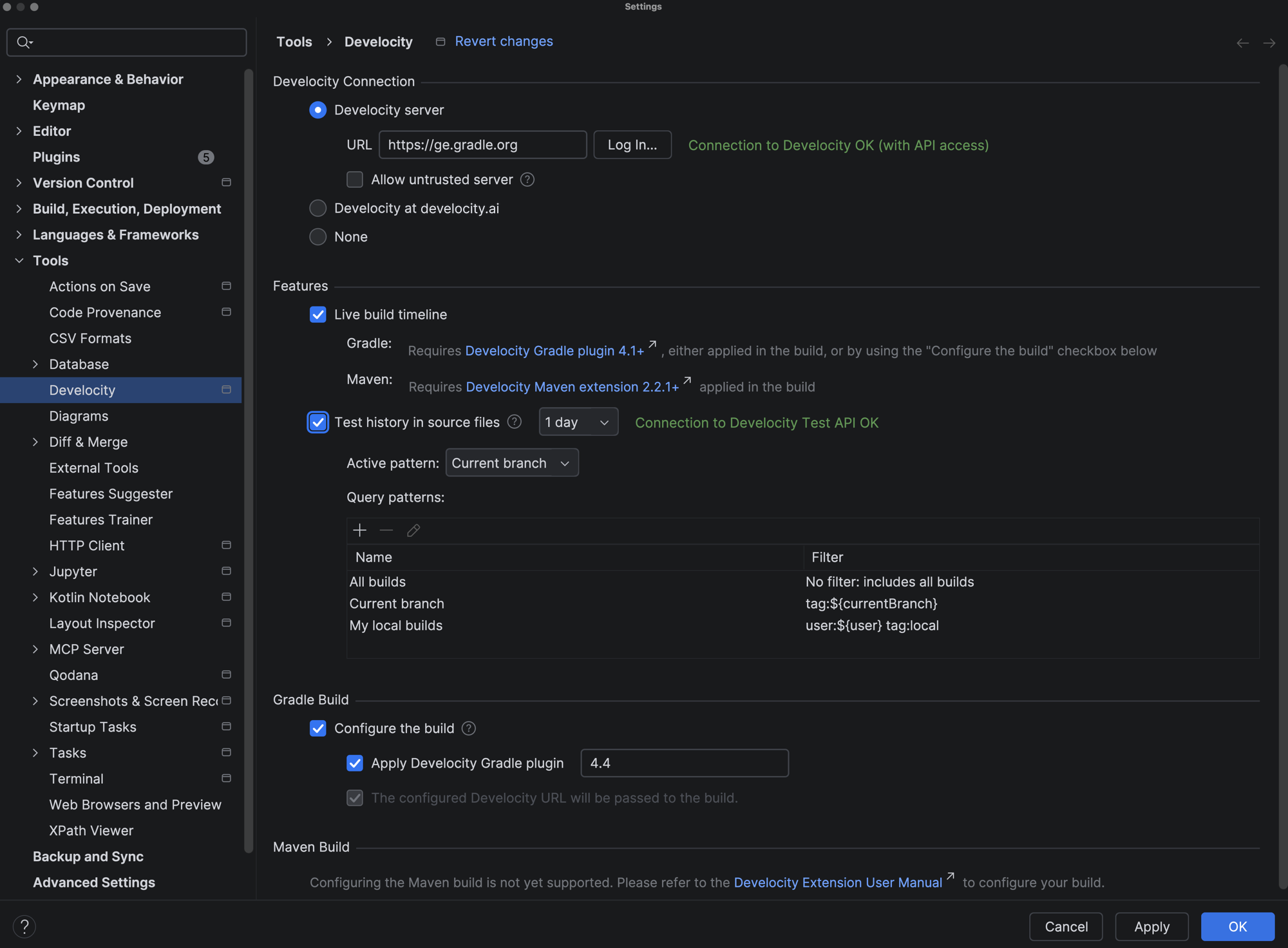 Develocity Configuration