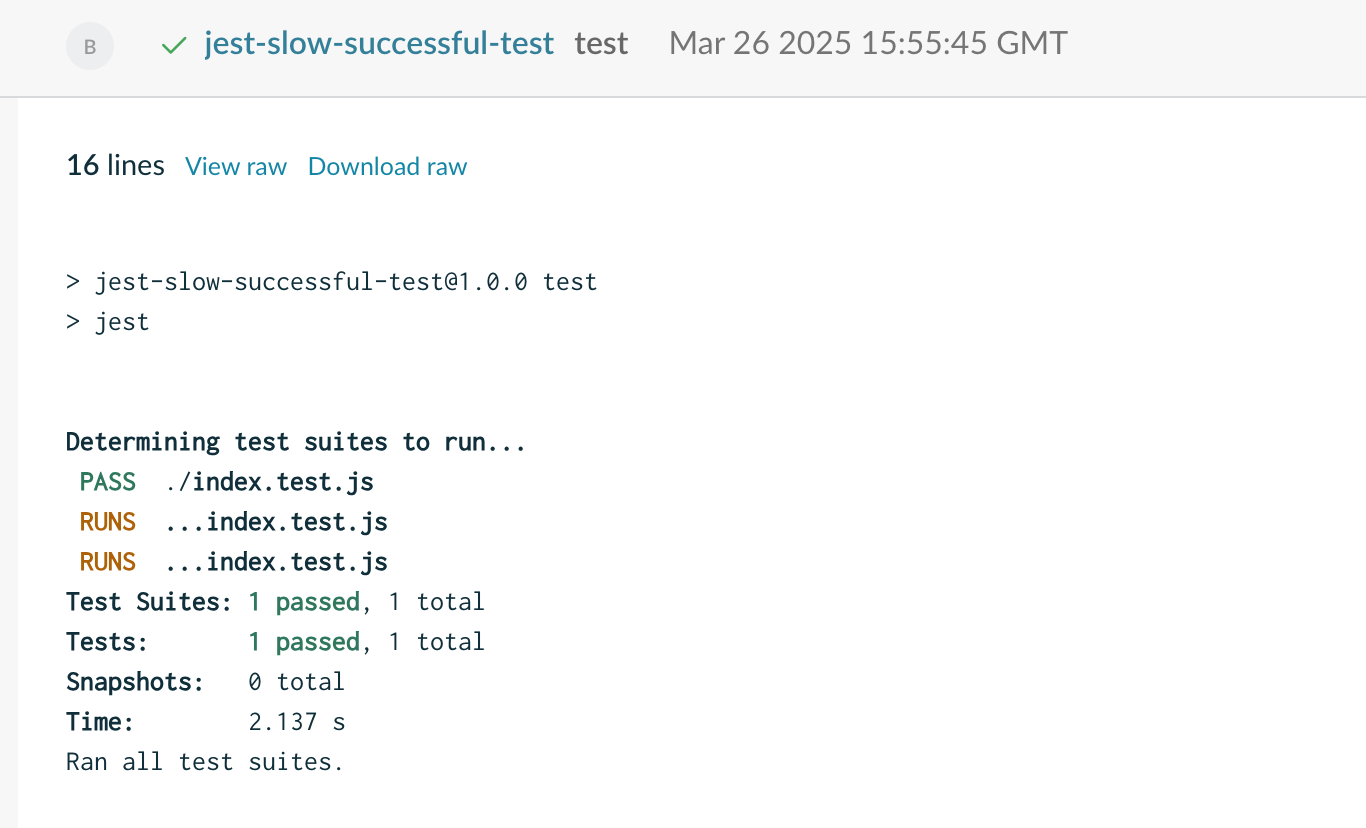 Console Log Example